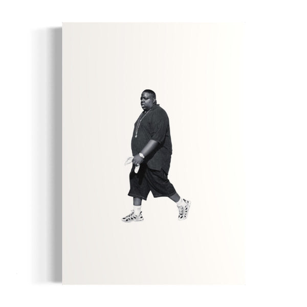 The Notorious B.I.G. “Walk Like a Champion” B&W Print